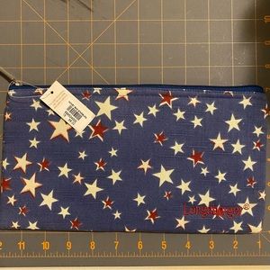 Longaberger money bag in Starburst.  Red, white, and blue